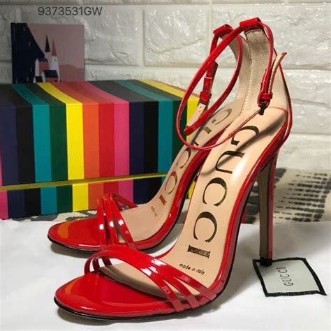 gucci red stiletto|gucci shoes high heels.